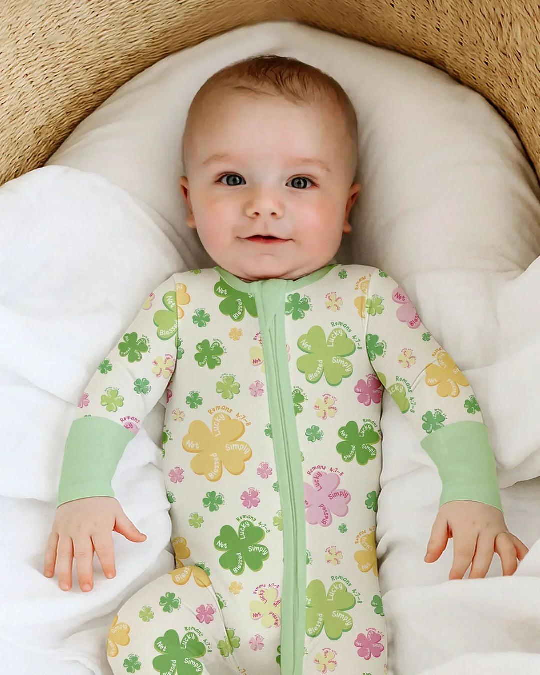 Gerippte Babykleidung mit individuellem Foto - Weich &amp; Skizzenhaft