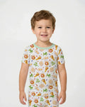 Zweiteiliges, kurzärmliges Pyjama-Set mit Marienkäfern