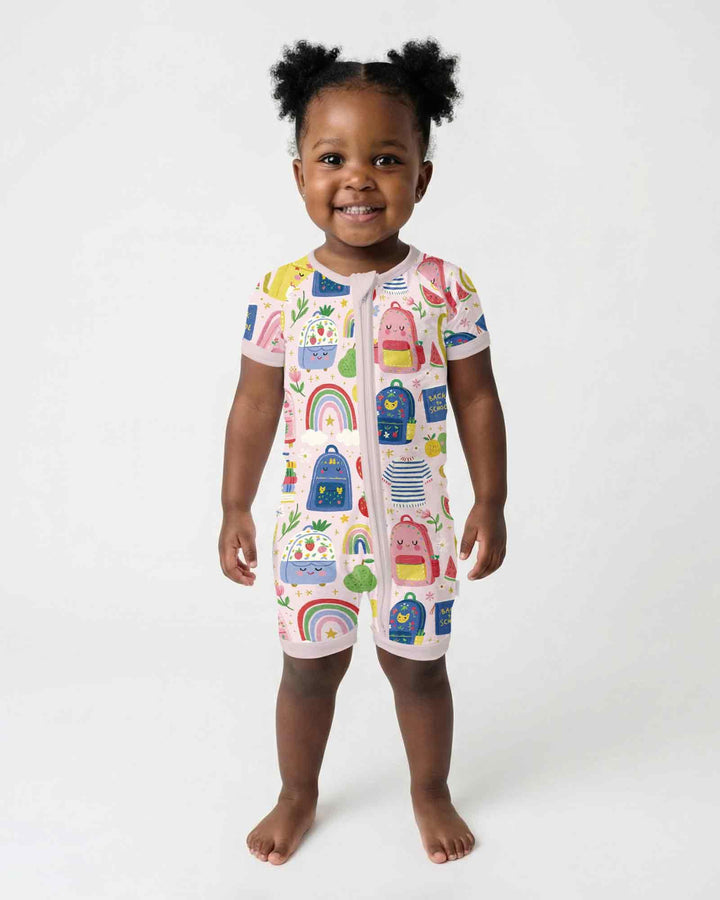 Sweet Rainbow School Adventure Days Bamboo Shorty Zippy