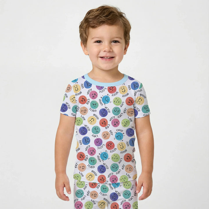 Zweiteiliges, kurzärmliges Pyjama-Set mit Marienkäfern