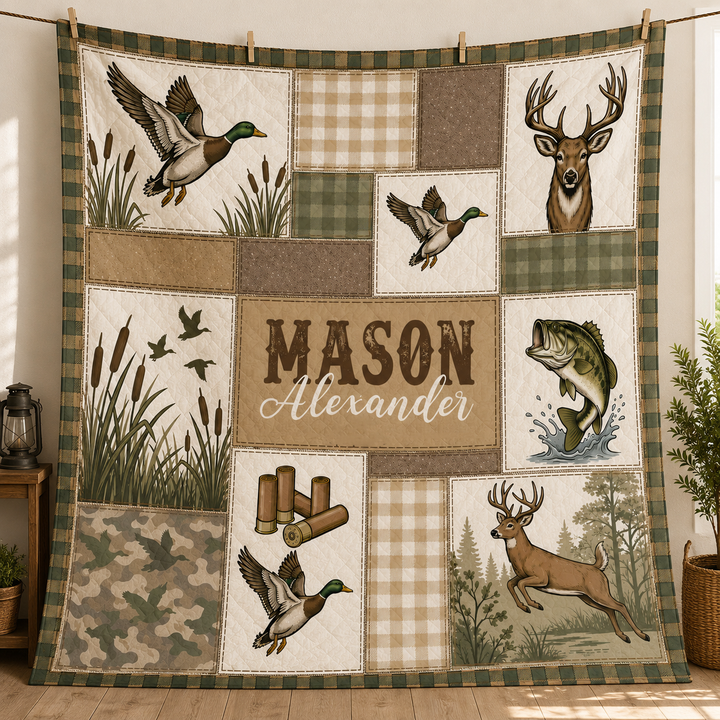 Vorlage Quilt Decke