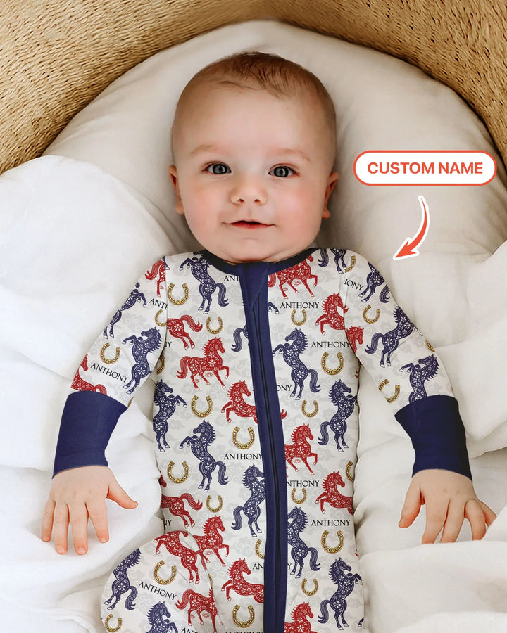 Gerippte Babykleidung mit individuellem Foto - Weich &amp; Skizzenhaft