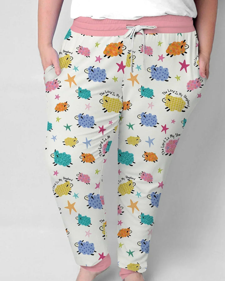 Der Herr ist mein Hirte Pyjama-Set aus Bambus für Damen