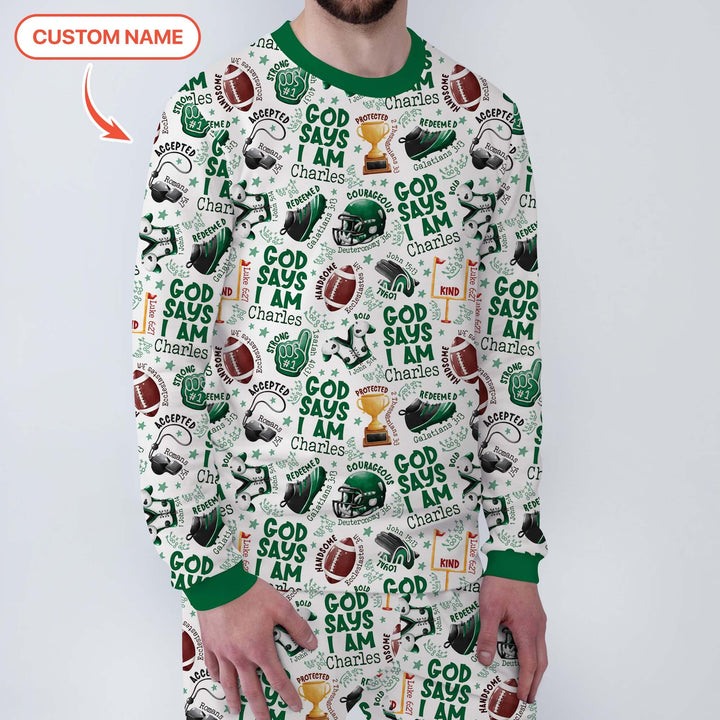 Vorlage Benutzerdefiniertes Herren-Pyjama-Set