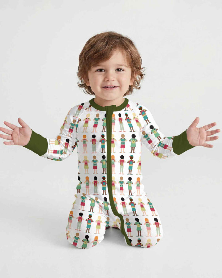Gerippte Babykleidung mit individuellem Foto - Weich &amp; Skizzenhaft