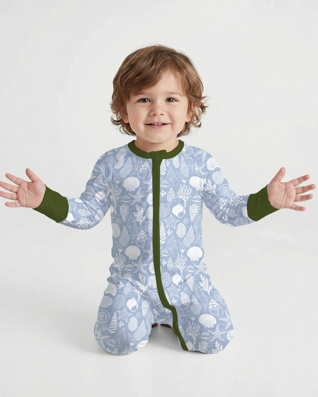 Gerippte Babykleidung mit individuellem Foto - Weich &amp; Skizzenhaft
