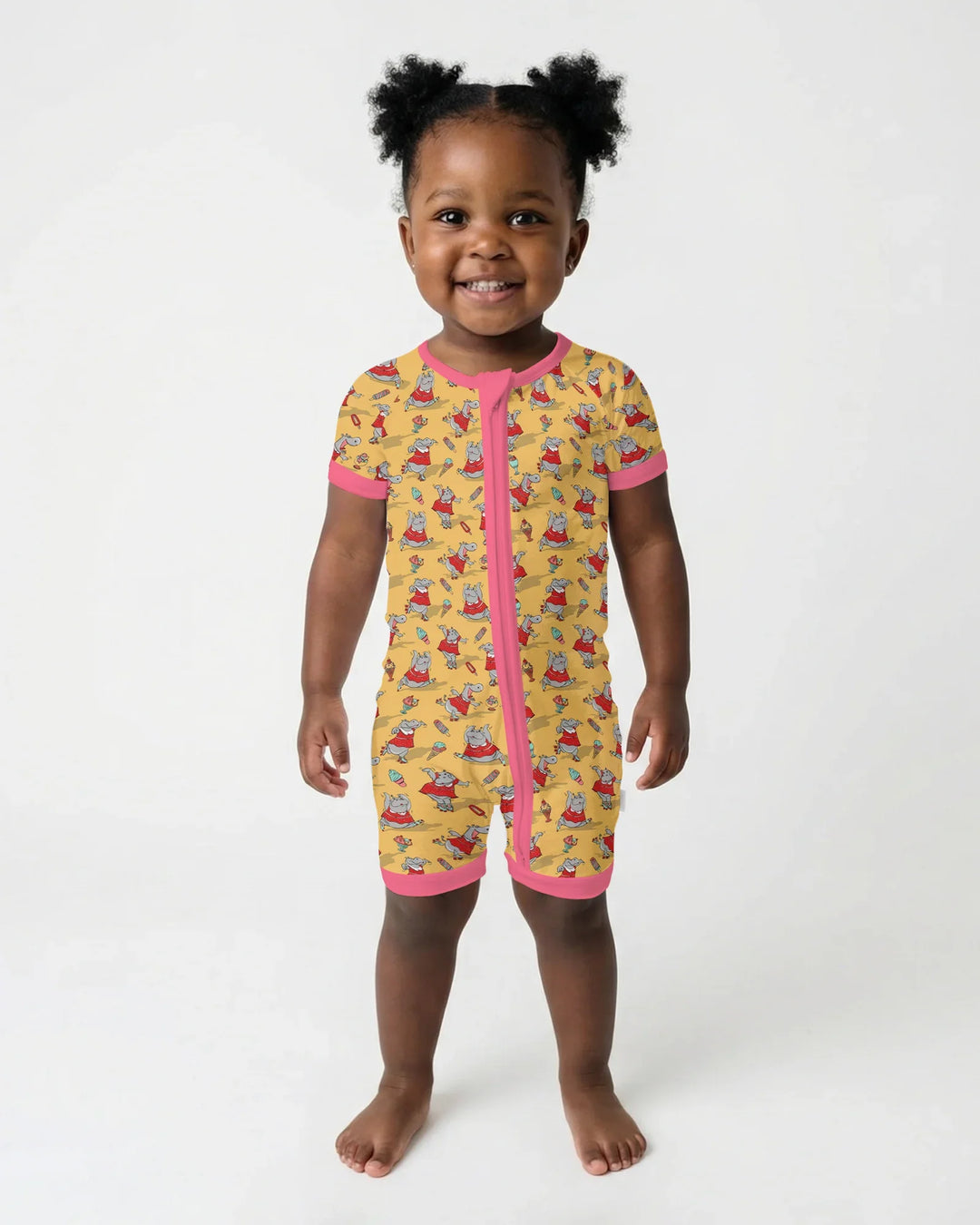Dancing Hippo Treats Bamboo Shorty Zippy
