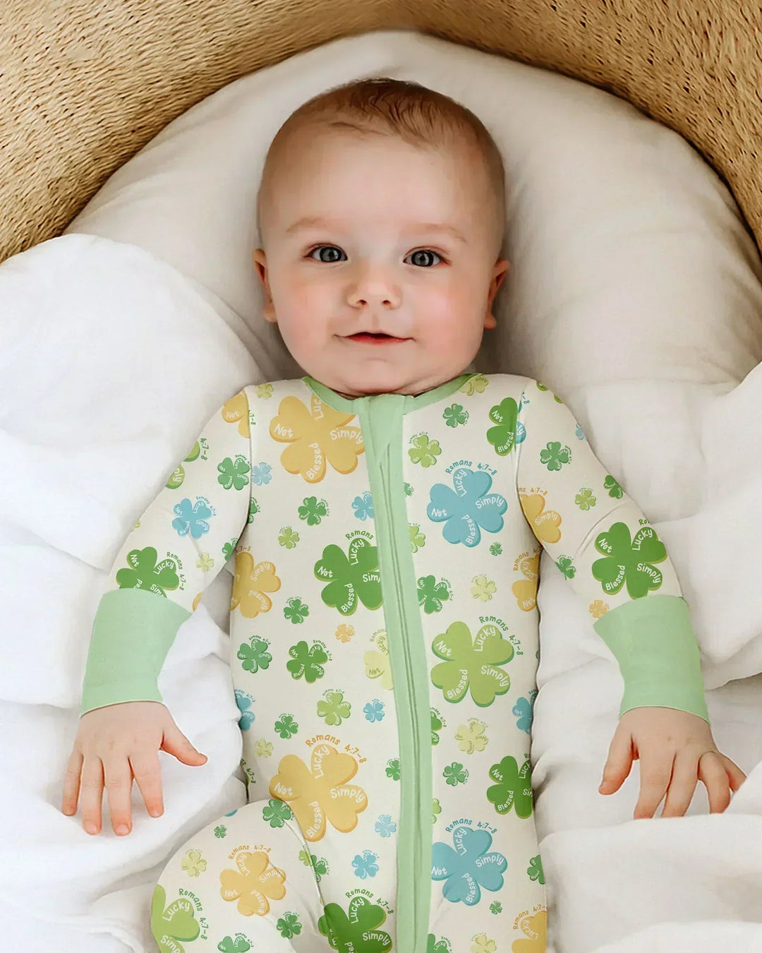 Gerippte Babykleidung mit individuellem Foto - Weich &amp; Skizzenhaft