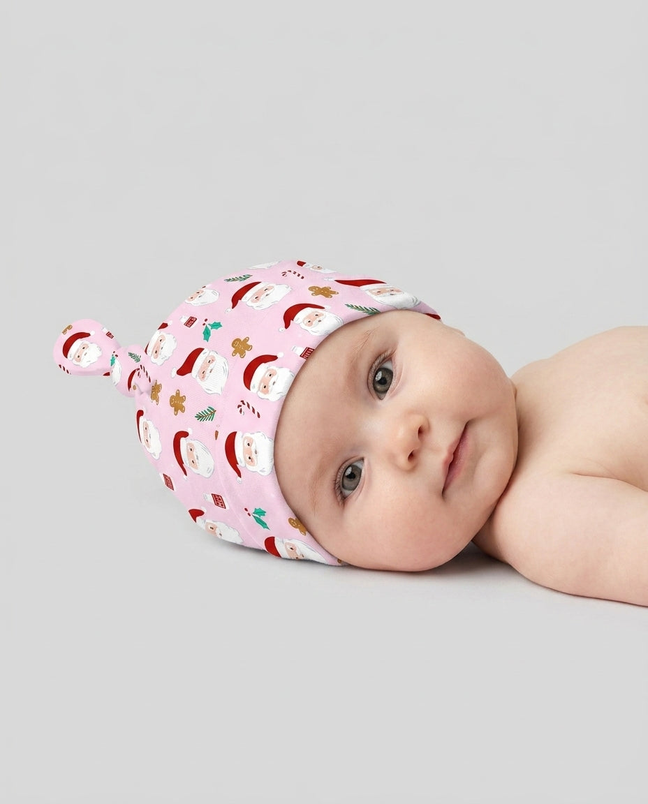 Christmas Sweet Santa Bamboo Knotted Hat