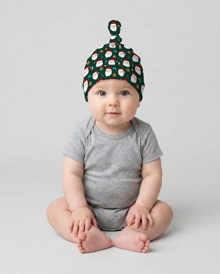 Christmas Sweet Santa Bamboo Knotted Hat