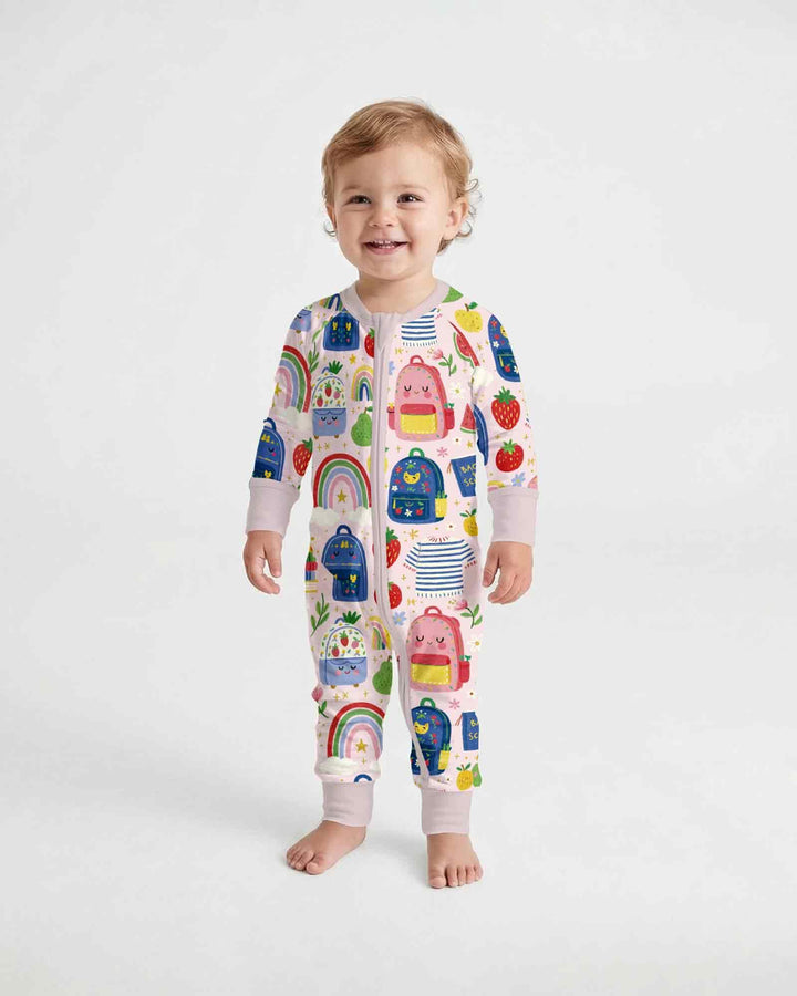 Gerippte Babykleidung mit individuellem Foto - Weich &amp; Skizzenhaft