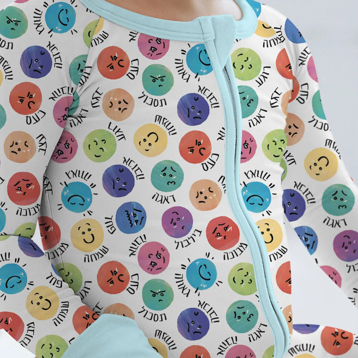 Gerippte Babykleidung mit individuellem Foto - Weich &amp; Skizzenhaft