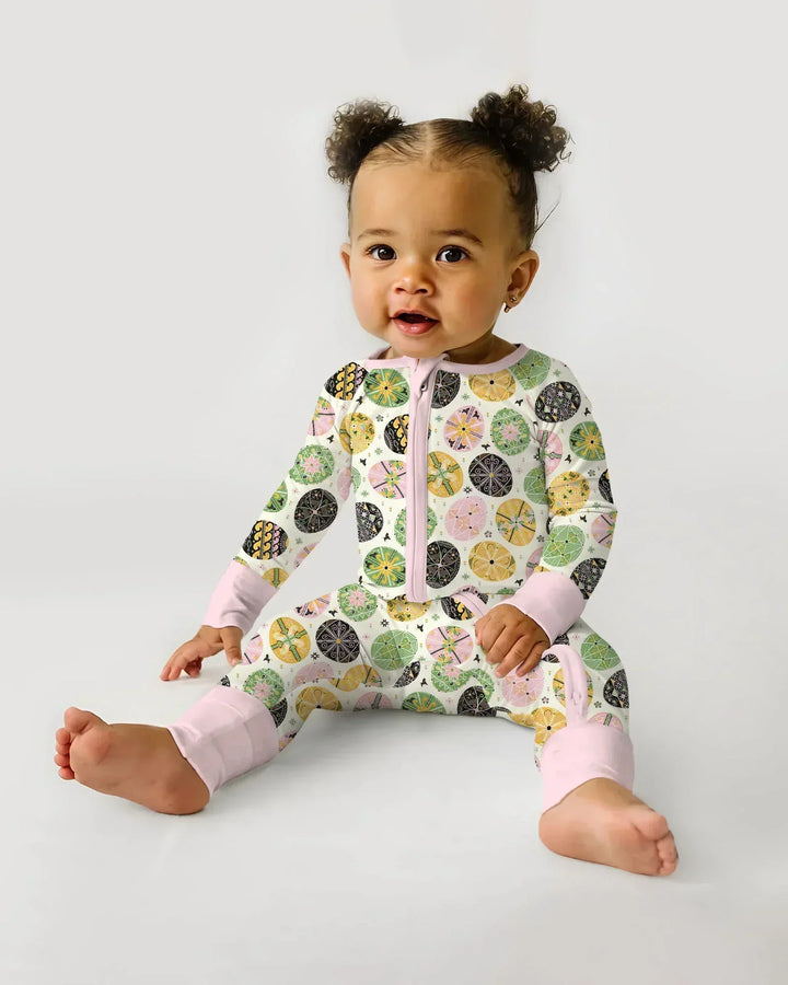 Pysanky Eggs Family Matching Bamboo Convertible Zippy