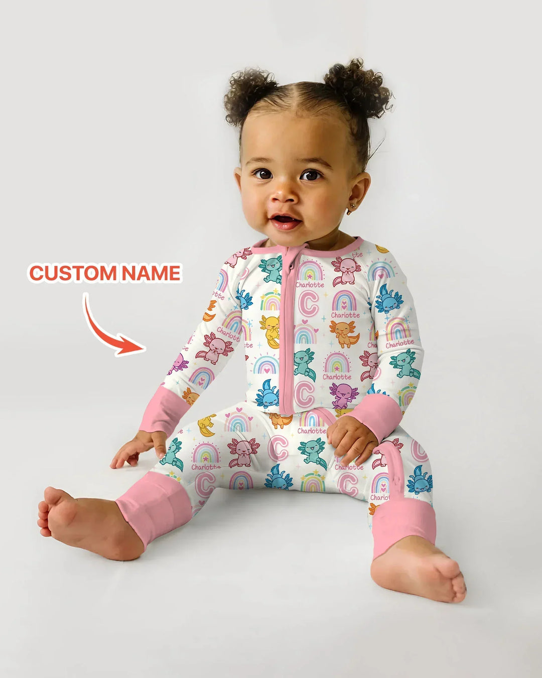 Gerippte Babykleidung mit individuellem Foto - Weich &amp; Skizzenhaft