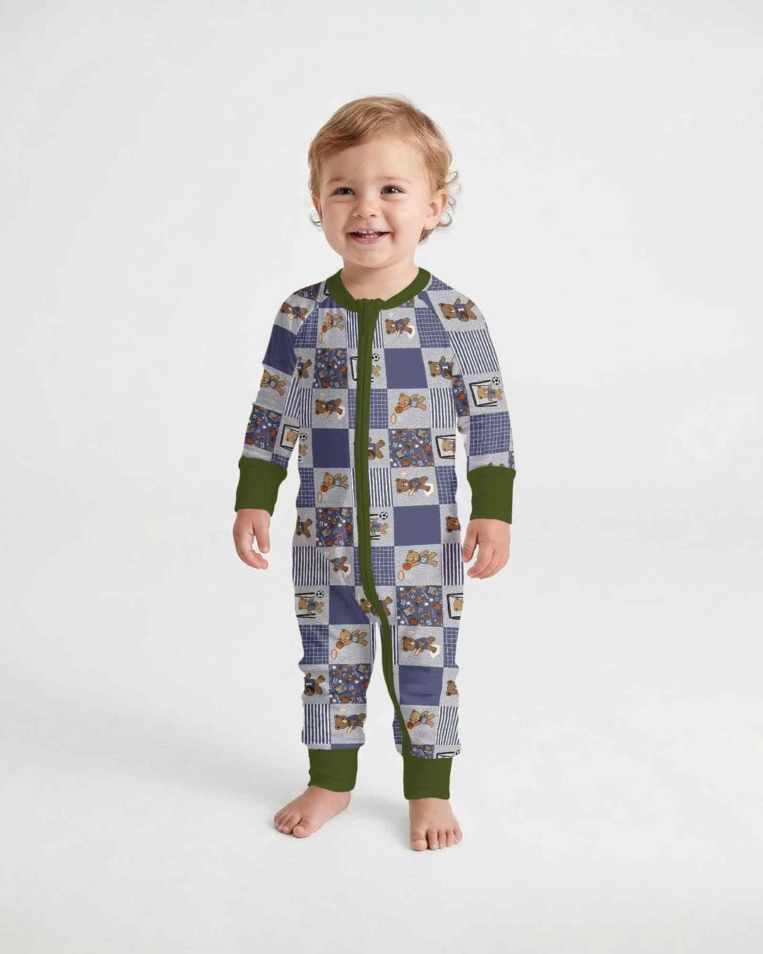 Gerippte Babykleidung mit individuellem Foto - Weich &amp; Skizzenhaft