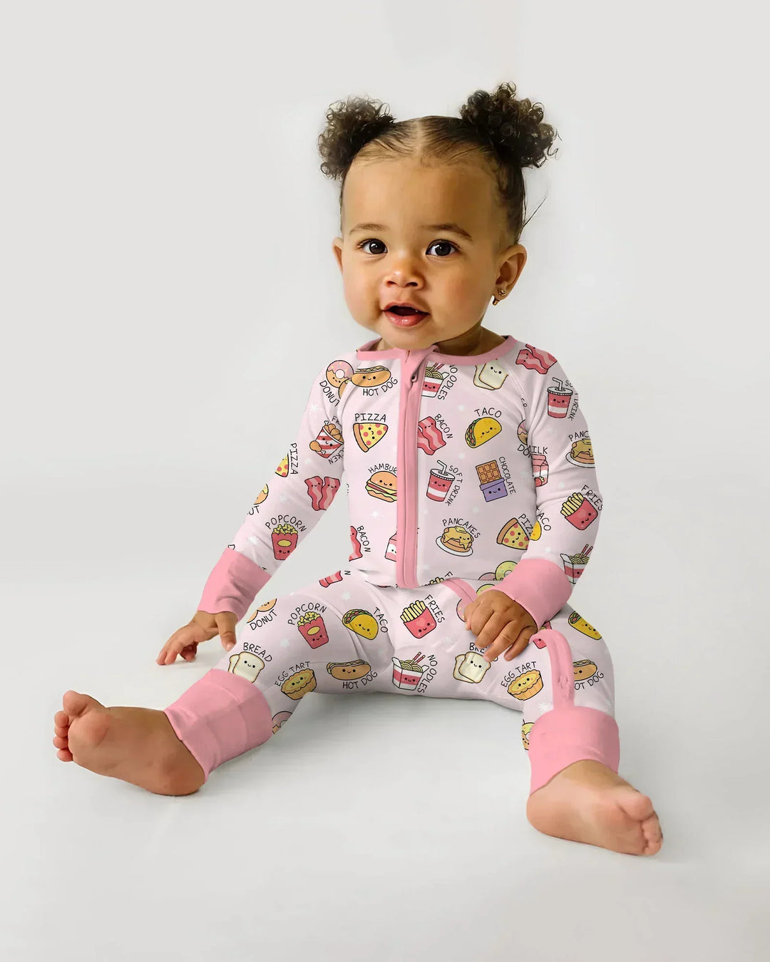 Kawaii Yummy Food Bamboo Convertible Zippy