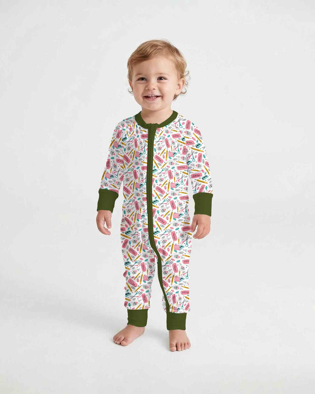 Gerippte Babykleidung mit individuellem Foto - Weich &amp; Skizzenhaft
