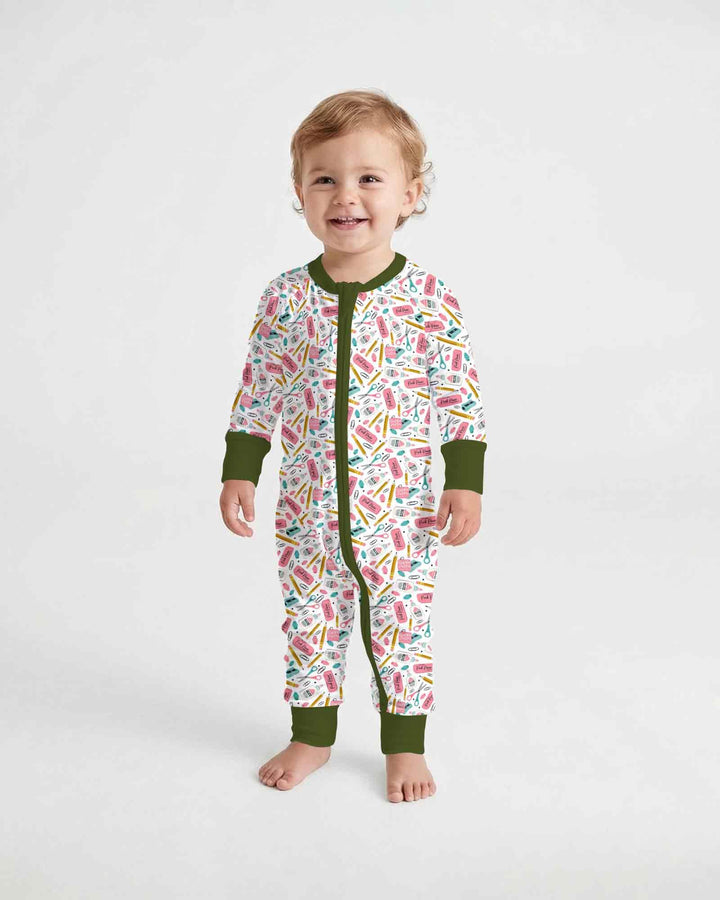 Gerippte Babykleidung mit individuellem Foto - Weich &amp; Skizzenhaft