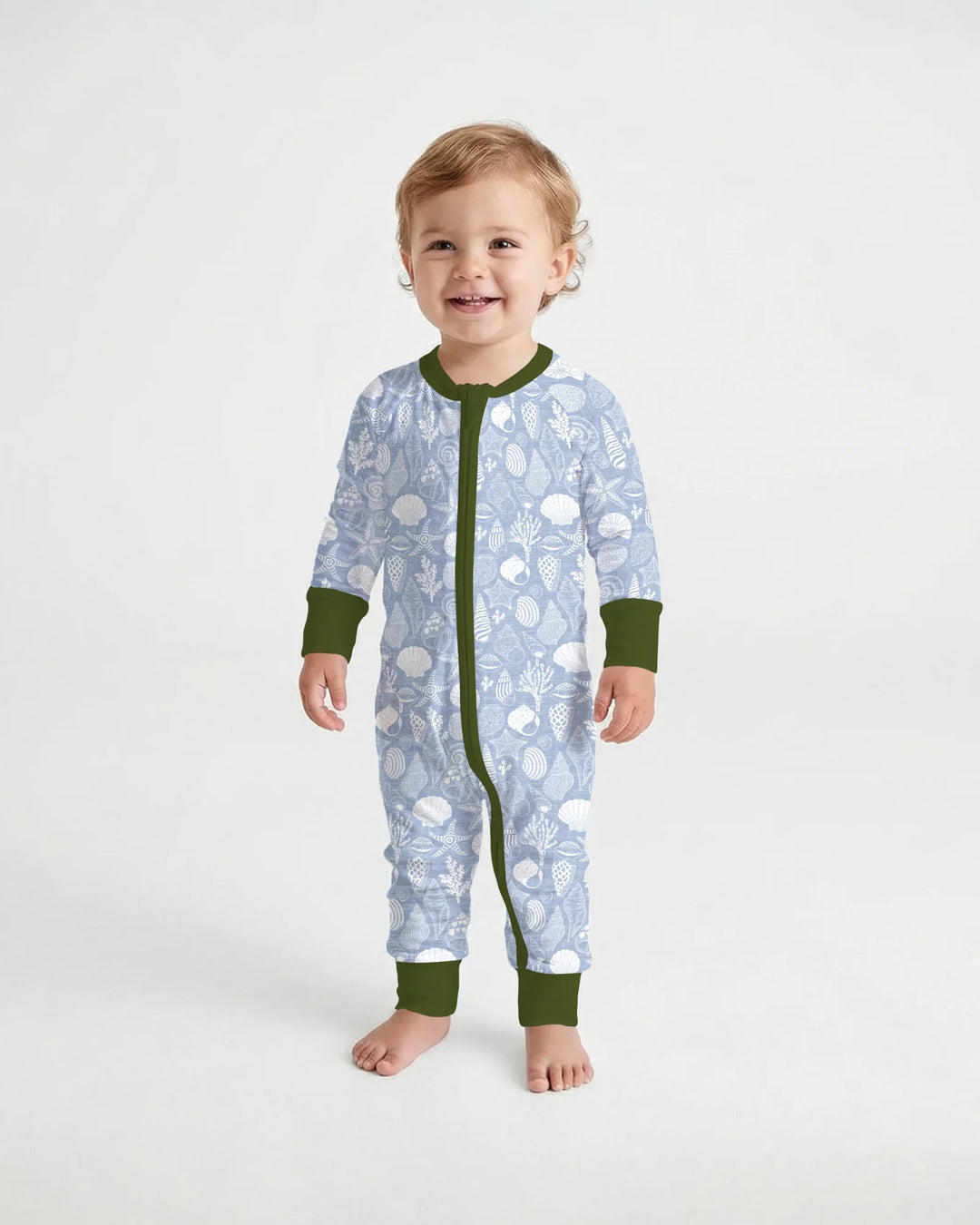 Gerippte Babykleidung mit individuellem Foto - Weich &amp; Skizzenhaft