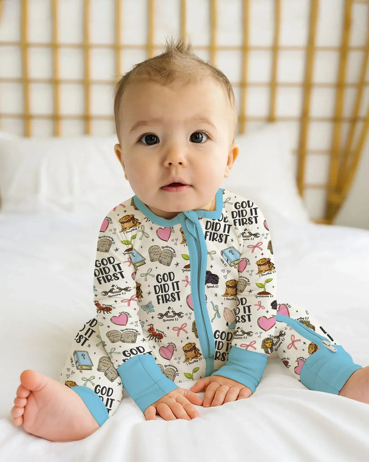 Gerippte Babykleidung mit individuellem Foto - Weich &amp; Skizzenhaft