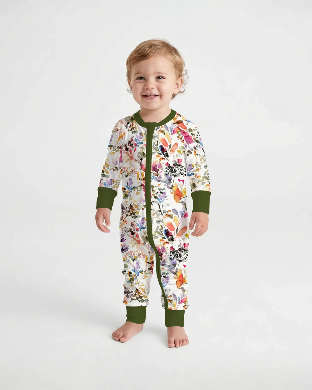 Gerippte Babykleidung mit individuellem Foto - Weich &amp; Skizzenhaft