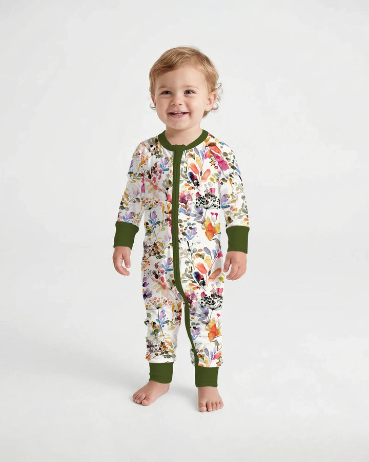 Gerippte Babykleidung mit individuellem Foto - Weich &amp; Skizzenhaft