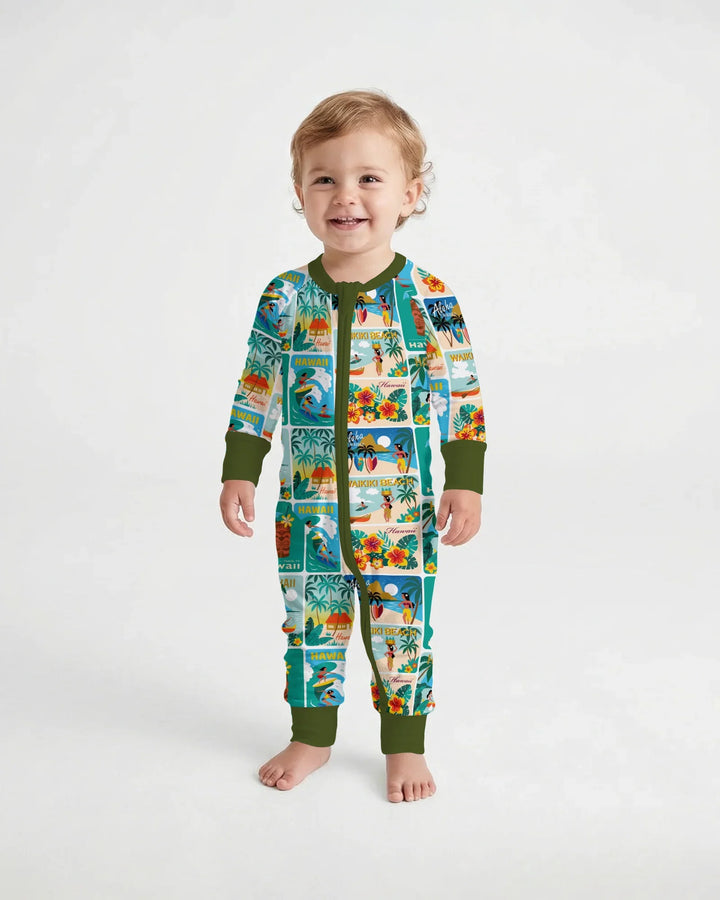 Gerippte Babykleidung mit individuellem Foto - Weich &amp; Skizzenhaft