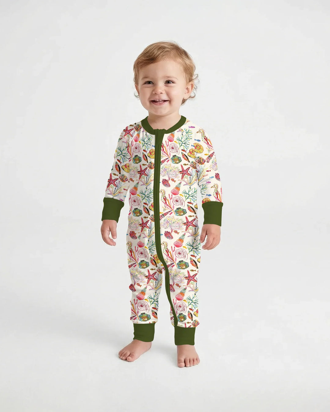 Gerippte Babykleidung mit individuellem Foto - Weich &amp; Skizzenhaft