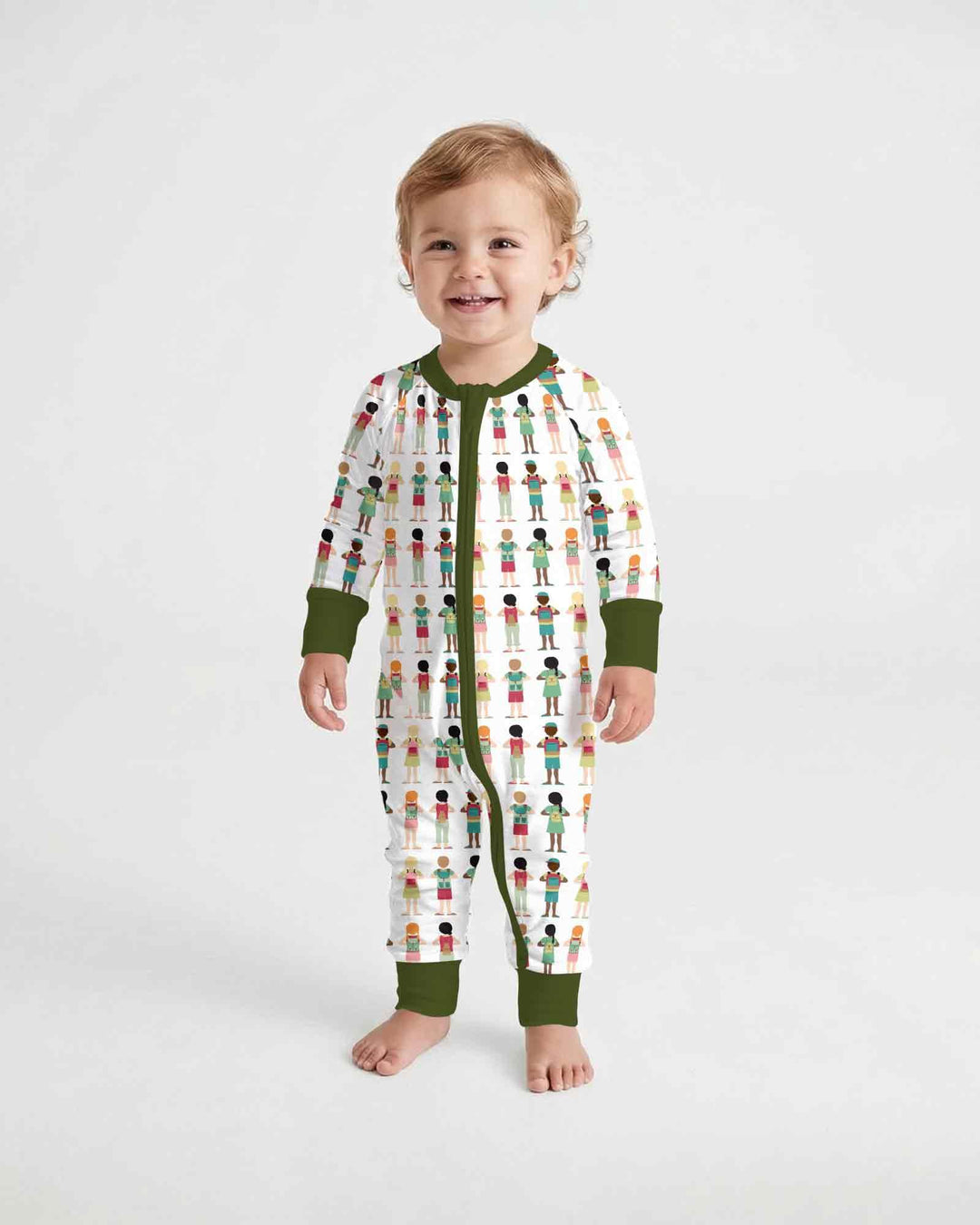 Gerippte Babykleidung mit individuellem Foto - Weich &amp; Skizzenhaft