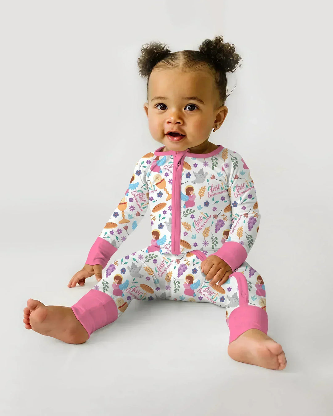 Gerippte Babykleidung mit individuellem Foto - Weich &amp; Skizzenhaft