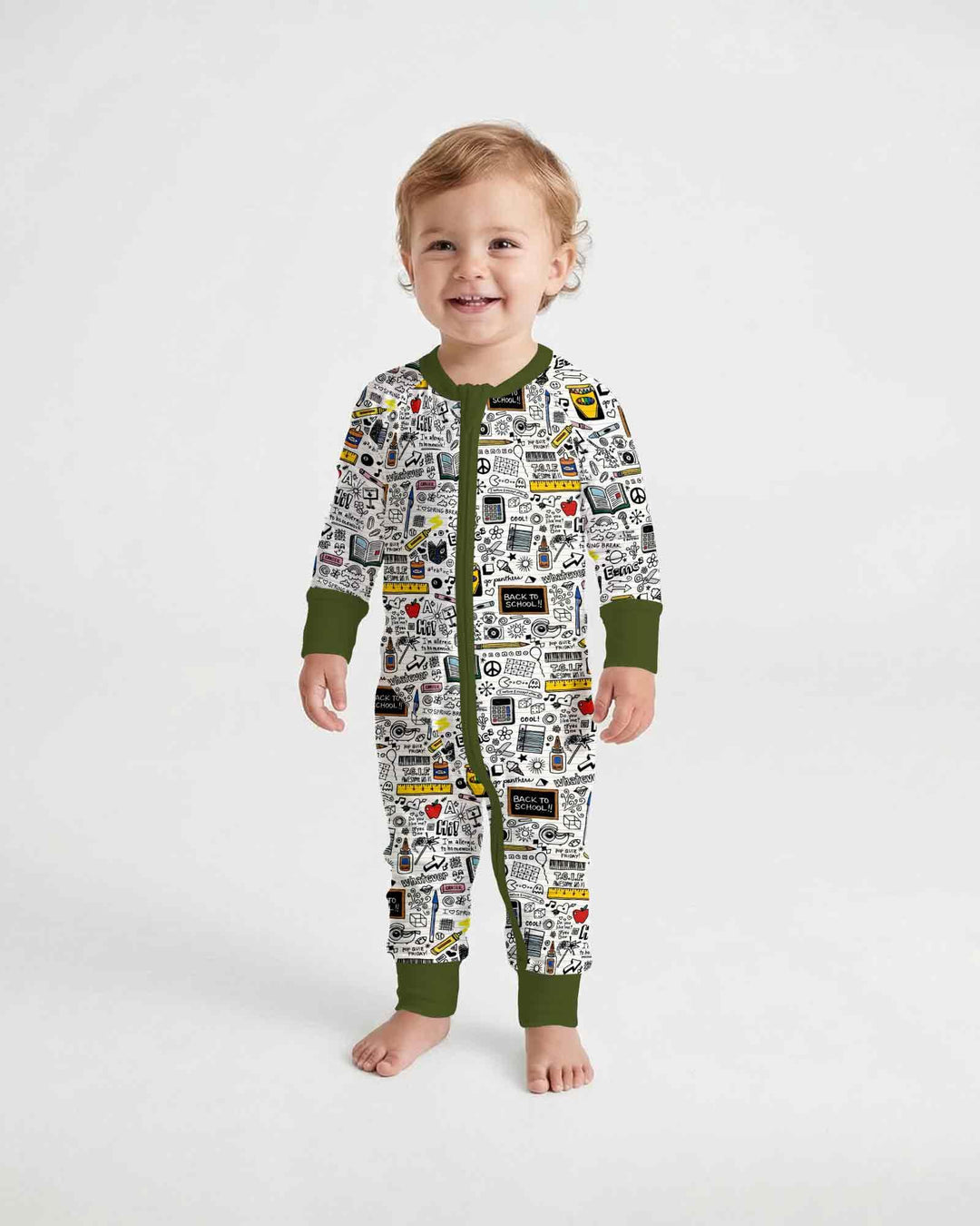 Gerippte Babykleidung mit individuellem Foto - Weich &amp; Skizzenhaft