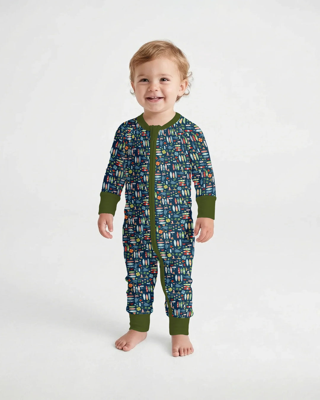 Gerippte Babykleidung mit individuellem Foto - Weich &amp; Skizzenhaft