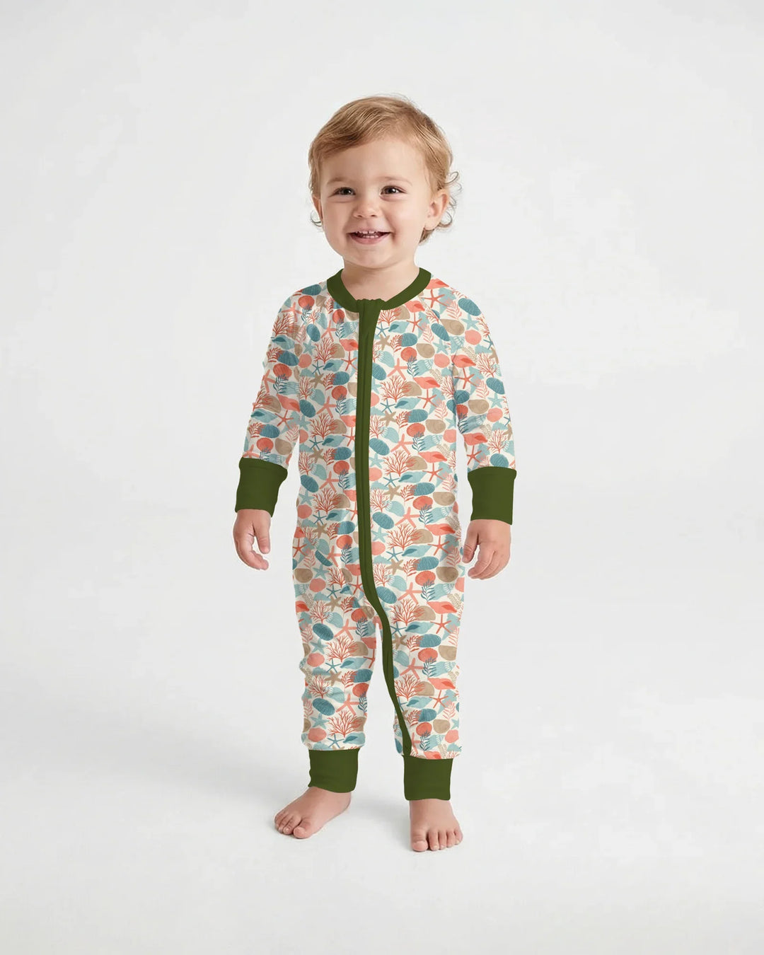 Gerippte Babykleidung mit individuellem Foto - Weich &amp; Skizzenhaft