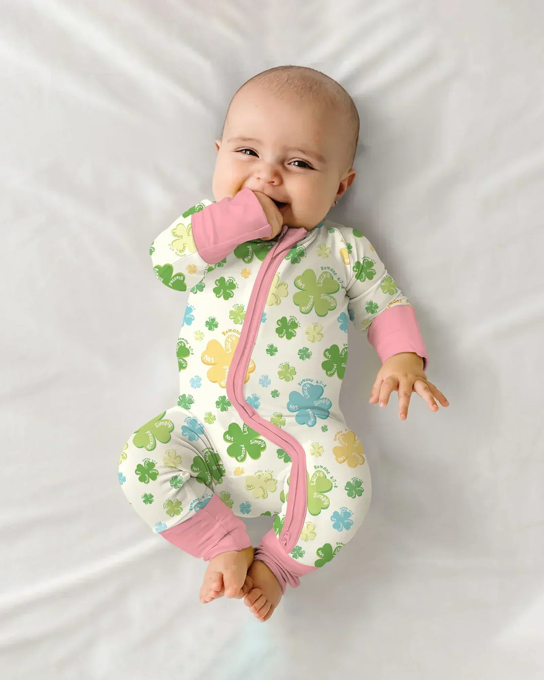 Gerippte Babykleidung mit individuellem Foto - Weich &amp; Skizzenhaft