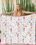 Vorlage Quilt Decke