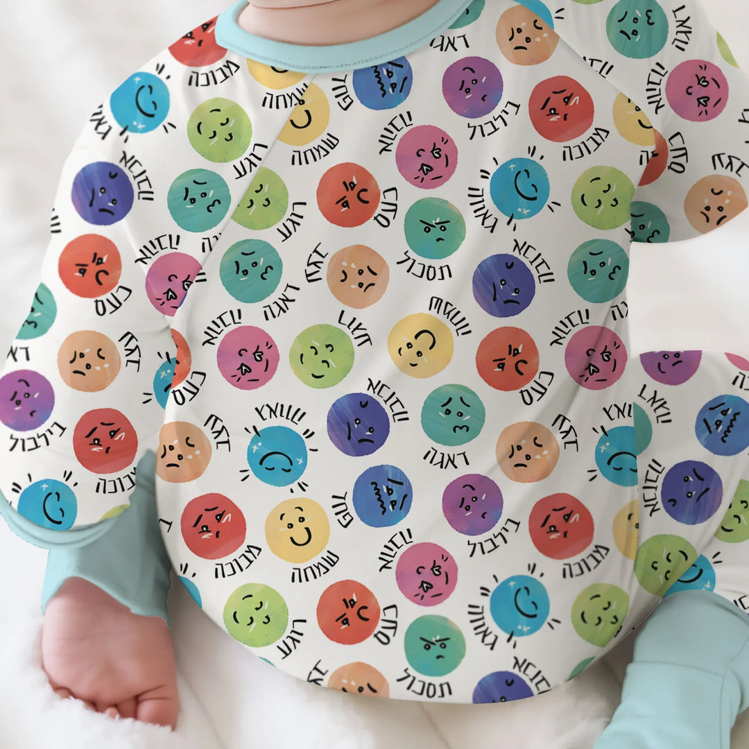 Gerippte Babykleidung mit individuellem Foto - Weich &amp; Skizzenhaft