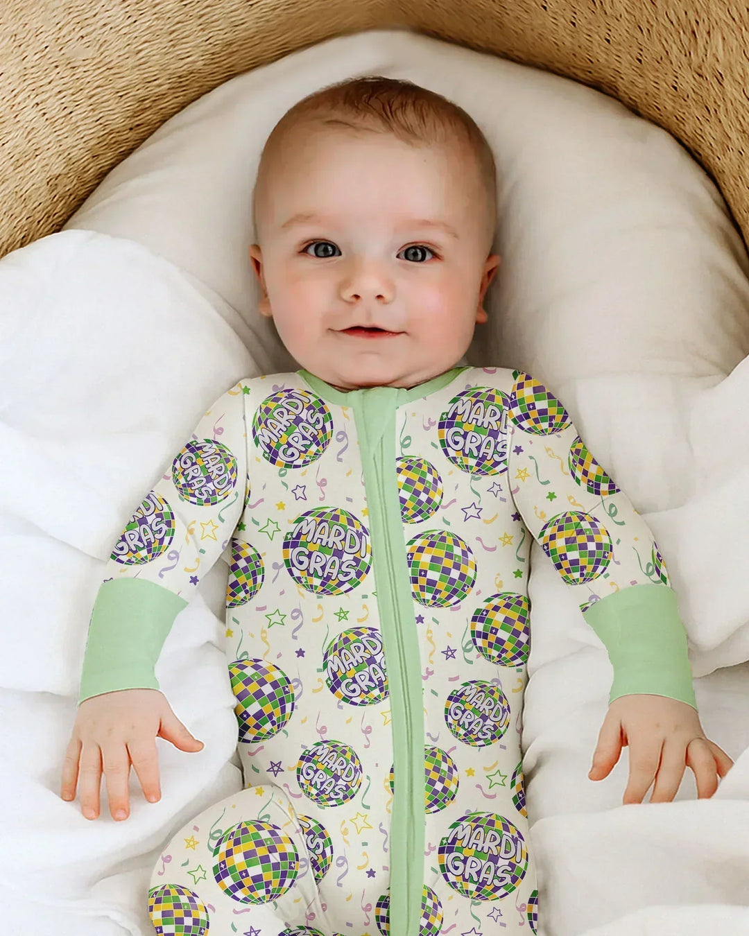 Gerippte Babykleidung mit individuellem Foto - Weich &amp; Skizzenhaft