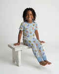 Ramadan Mubarak Family Matching Bamboo Two Piece Short Sleeve Pajama Set