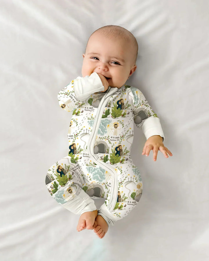 Gerippte Babykleidung mit individuellem Foto - Weich &amp; Skizzenhaft
