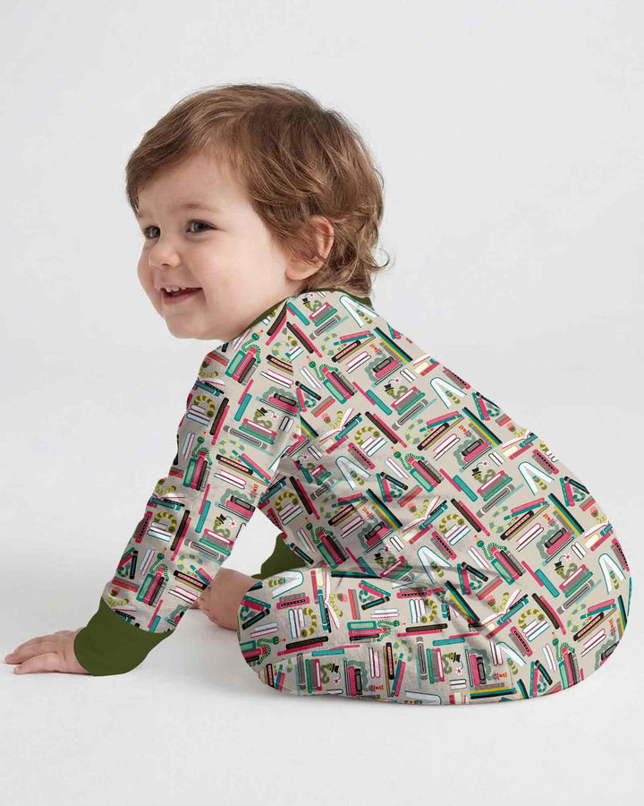 Gerippte Babykleidung mit individuellem Foto - Weich &amp; Skizzenhaft