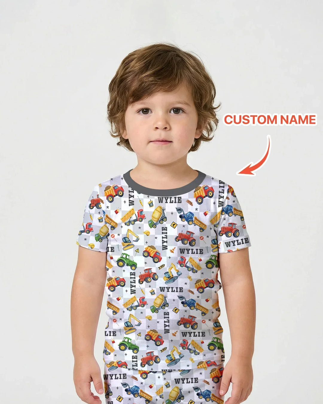 Zweiteiliges Pyjama-Set mit kurzen Ärmeln und Shorts im Sommer-Design