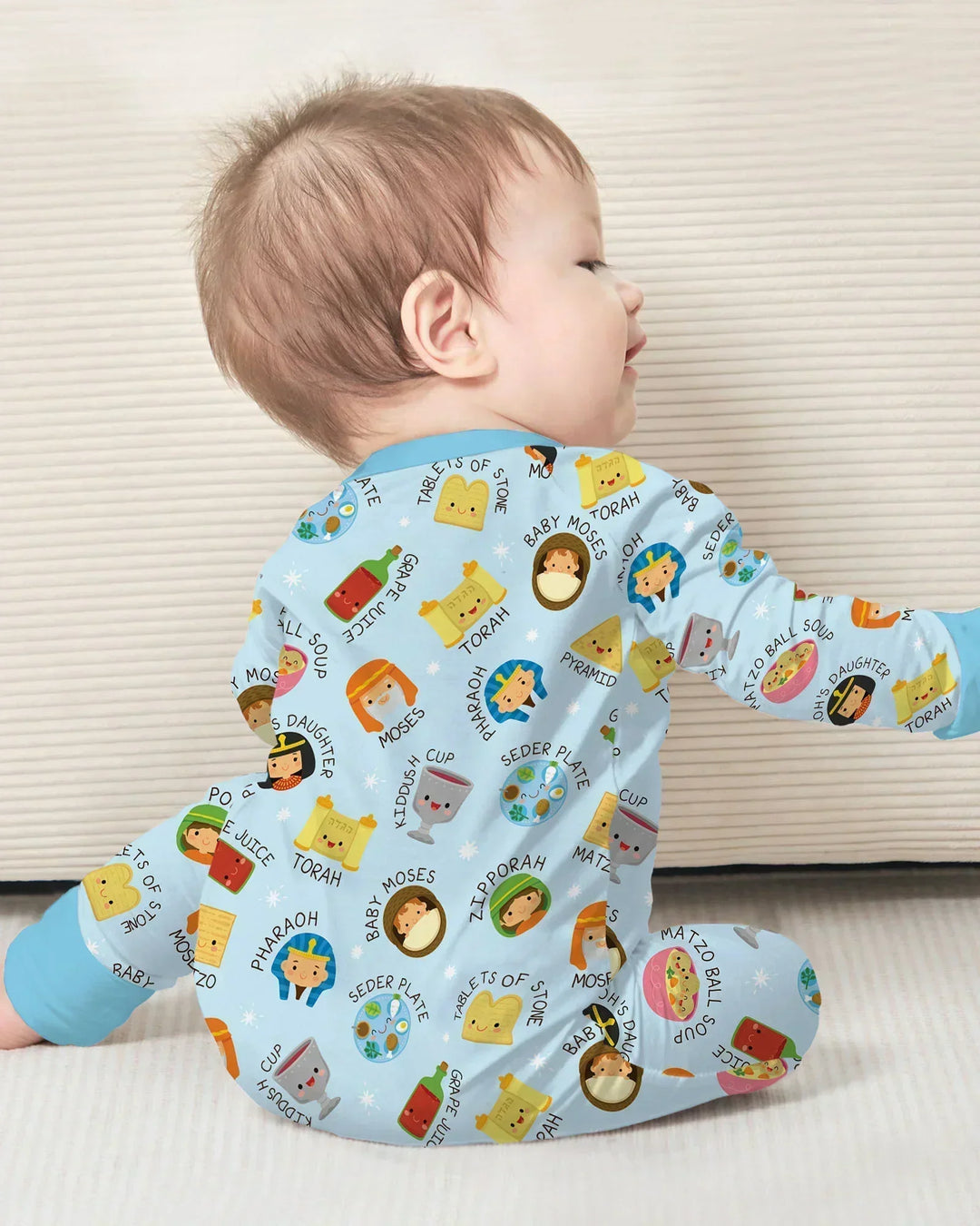 Gerippte Babykleidung mit individuellem Foto - Weich &amp; Skizzenhaft
