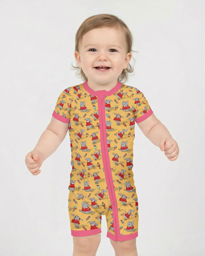 Dancing Hippo Treats Bamboo Shorty Zippy