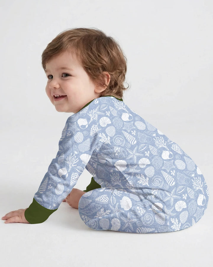 Gerippte Babykleidung mit individuellem Foto - Weich &amp; Skizzenhaft