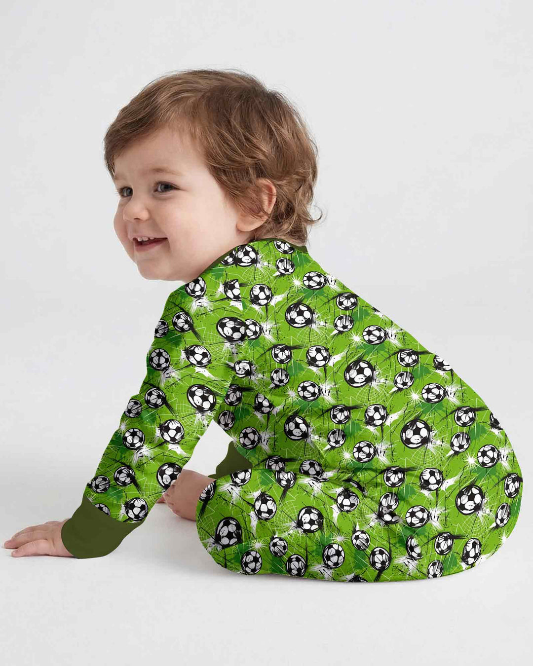Gerippte Babykleidung mit individuellem Foto - Weich &amp; Skizzenhaft