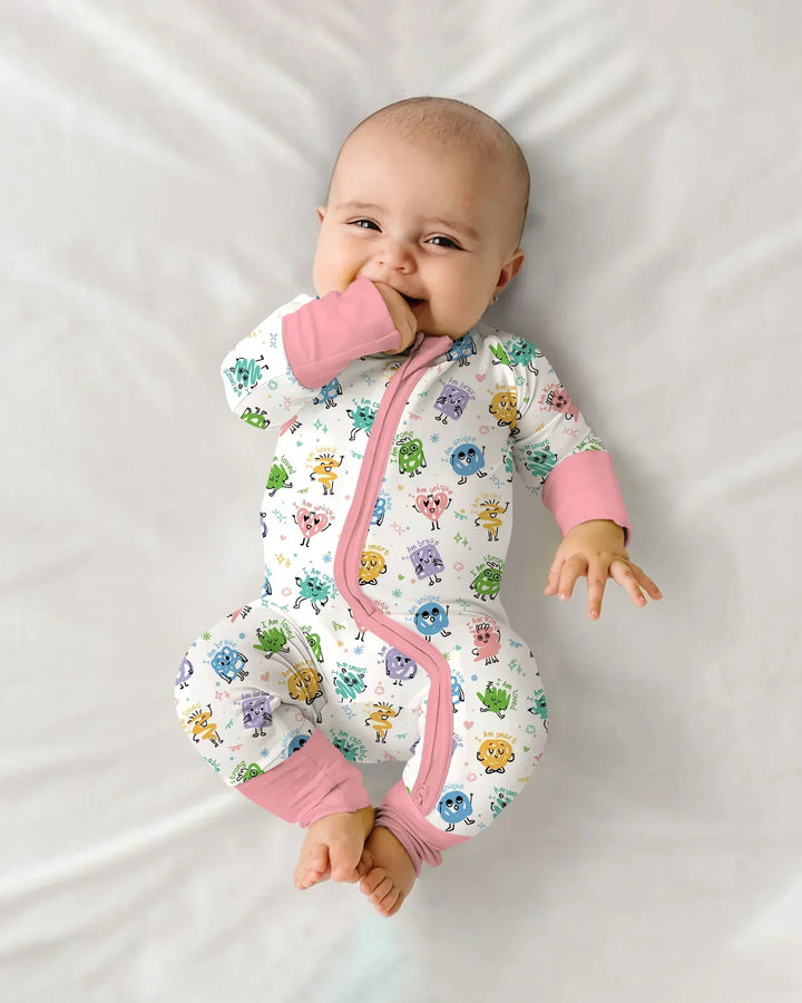 Gerippte Babykleidung mit individuellem Foto - Weich &amp; Skizzenhaft