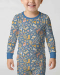 Doodly Cowboy Bamboo Two Piece Long Sleeve Pajama Set