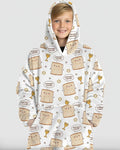Afikomen-Jäger Tragbarer Bambus-Decken-Hoodie