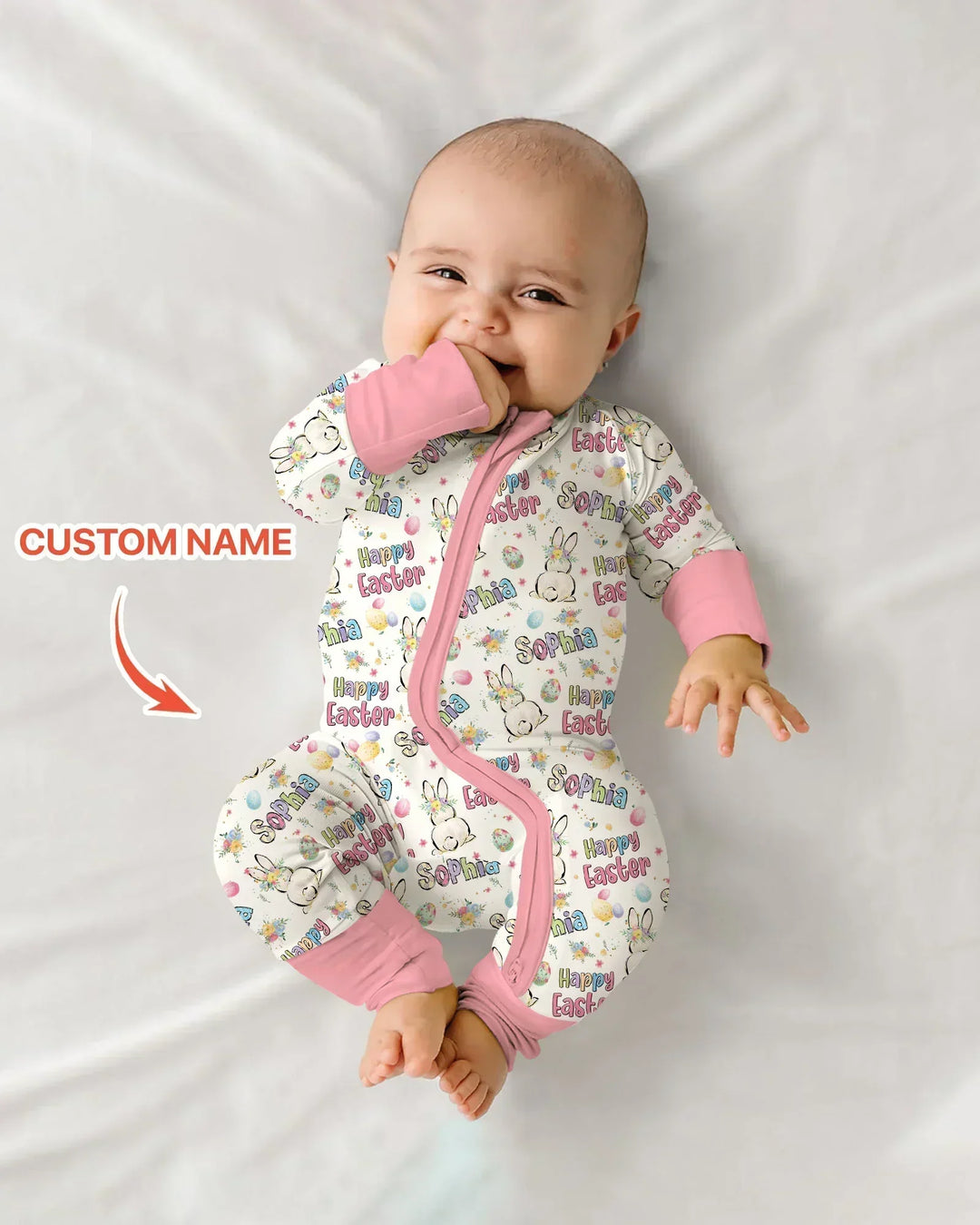 Gerippte Babykleidung mit individuellem Foto - Weich &amp; Skizzenhaft