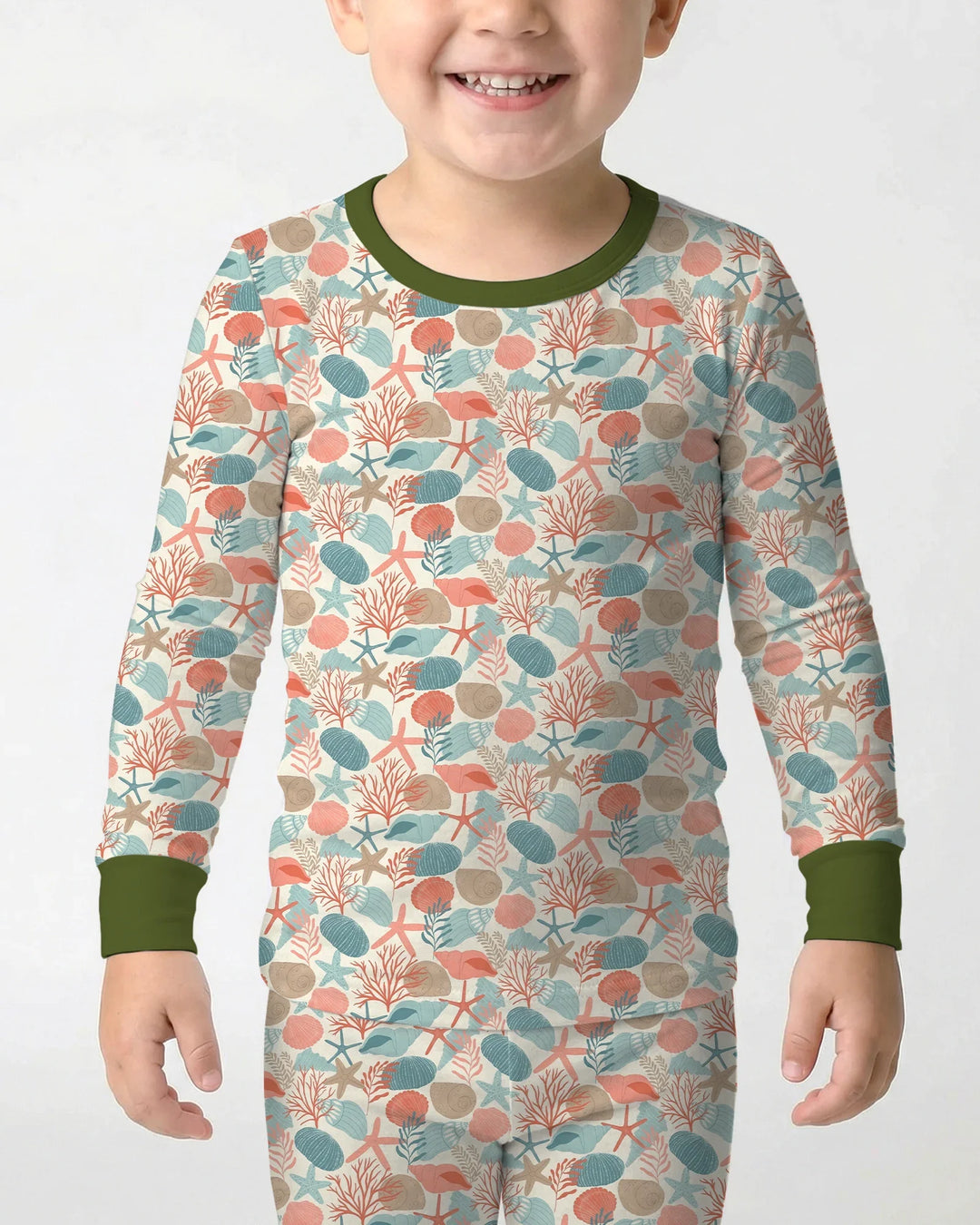 Sunny Beach Cruisers Bamboo Two Piece Long Sleeve Pajama Set